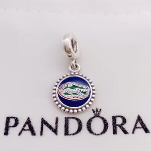 Pandora Florida Gators Dangle Charm Travel Pendant S925 Sterling silver Jewelry
